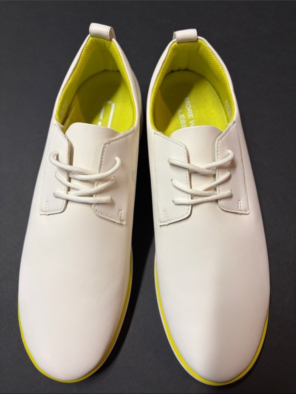 PONTO Cream Leather Sneakers Minimalist Comfort Shoes Mens Size 12 EU 45